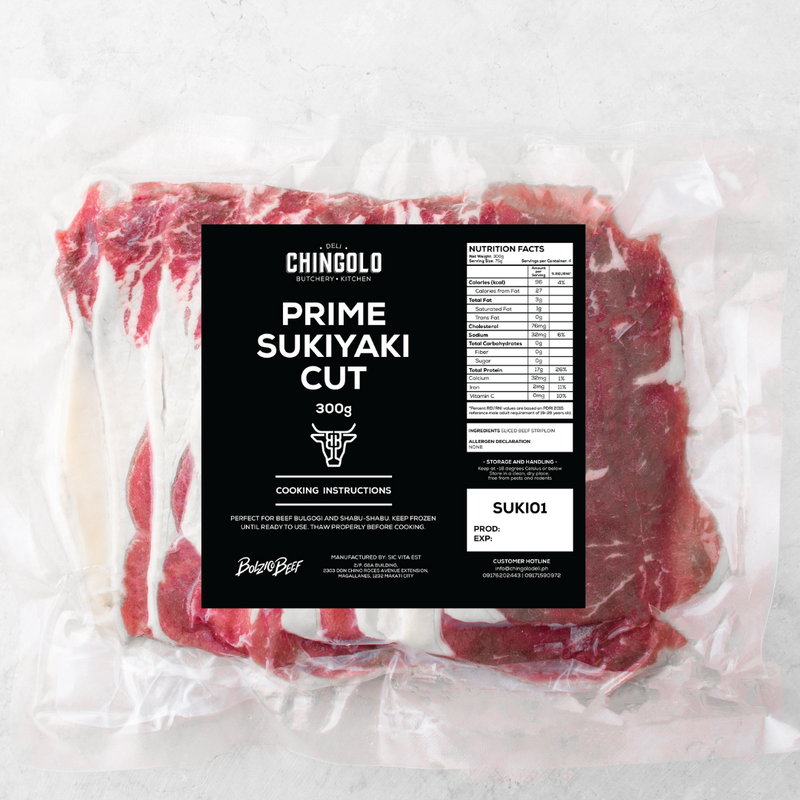 Prime Sukiyaki Cut