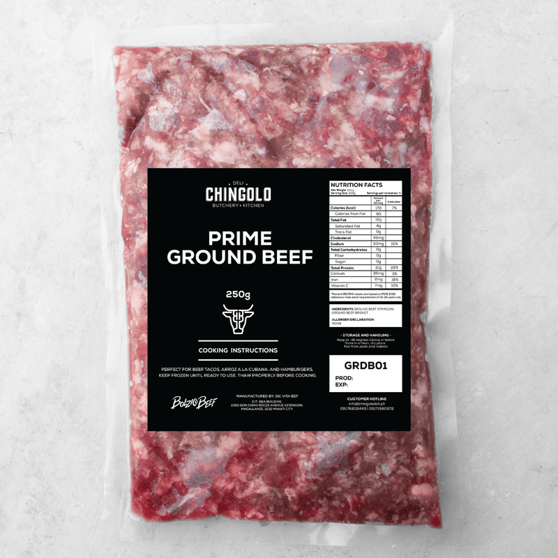 Prime Ground Beef – Chingolo Deli & Kitchen